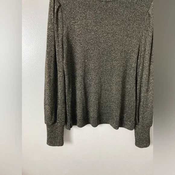 Women’s LOFT Black and Gold Sweater Size Large - Picture 6 of 10